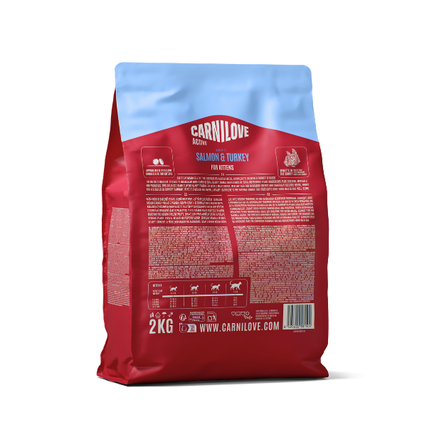 Carnilove Active Salmon & Turkey Kitten Dry Food