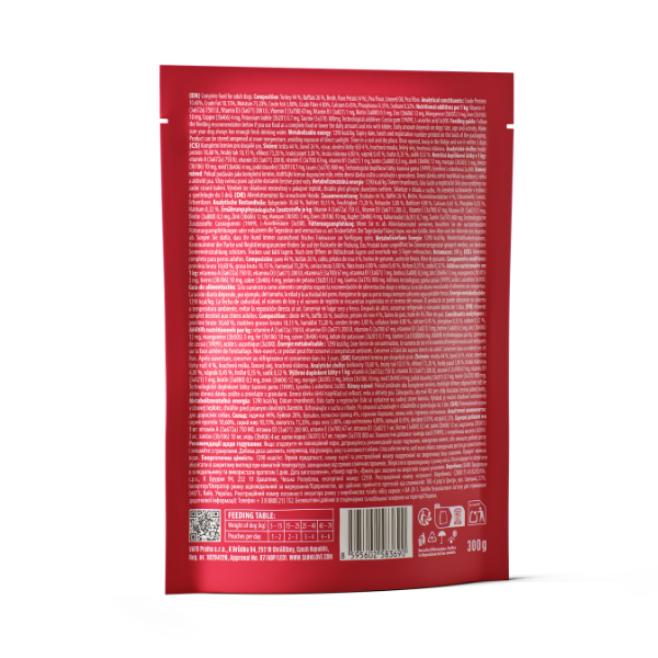 Carnilove Turkey & Buffalo with Rose Petals Pate Dog Pouch 300g
