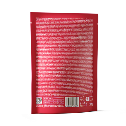 Carnilove Turkey & Pheasant with Raspberry Leaves Pate Dog Pouch 300g