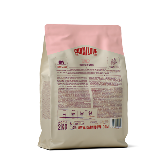 Carnilove True Fresh Turkey Cat Dry Food