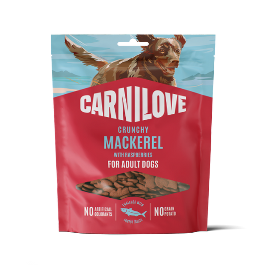 Carnilove Mackerel with Raspberries Crunchy Snack Dog Treats 200g