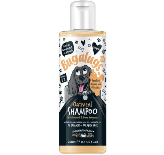 Bugalugs Oatmeal, Coconut & Lime Shampoo for Dogs 250ml