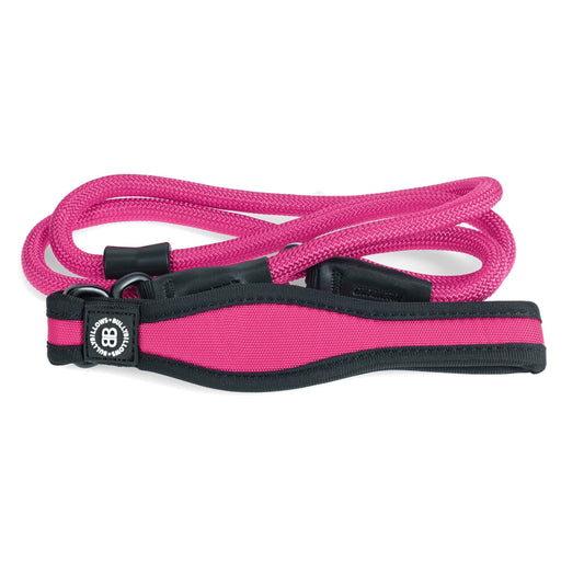 BullyBillows Anti-Pull Training Slip Lead Magenta