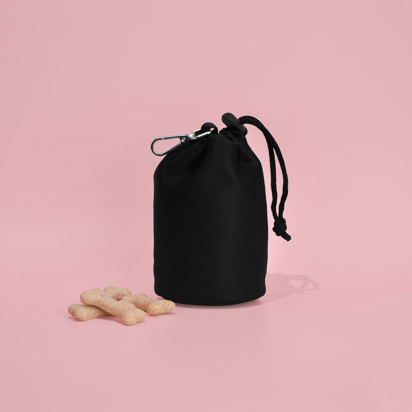 Cocopup London Drawstring Dog Treat Pouch Black