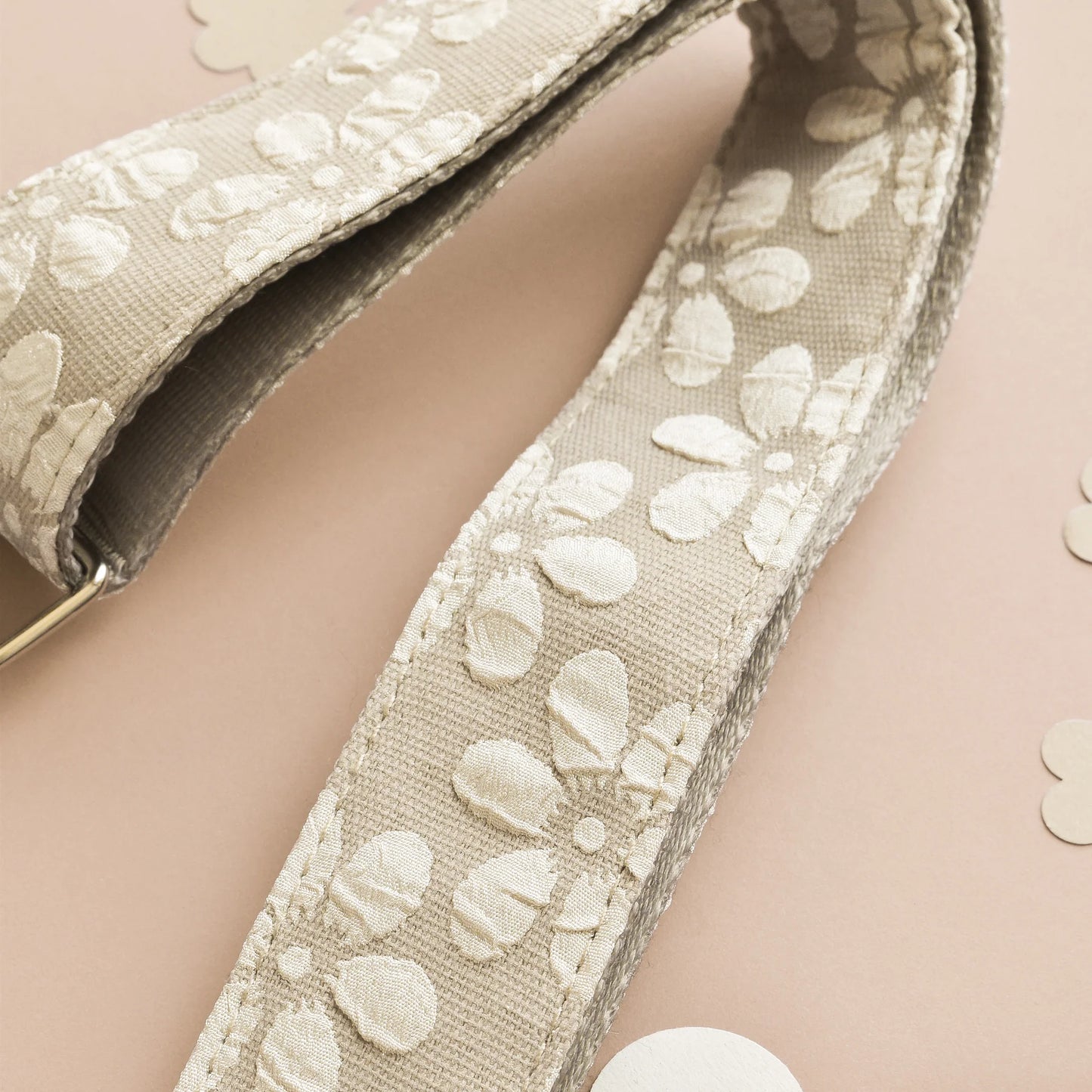 Cocopup London LUXE Dog Walking Bag Strap Mocha Flower