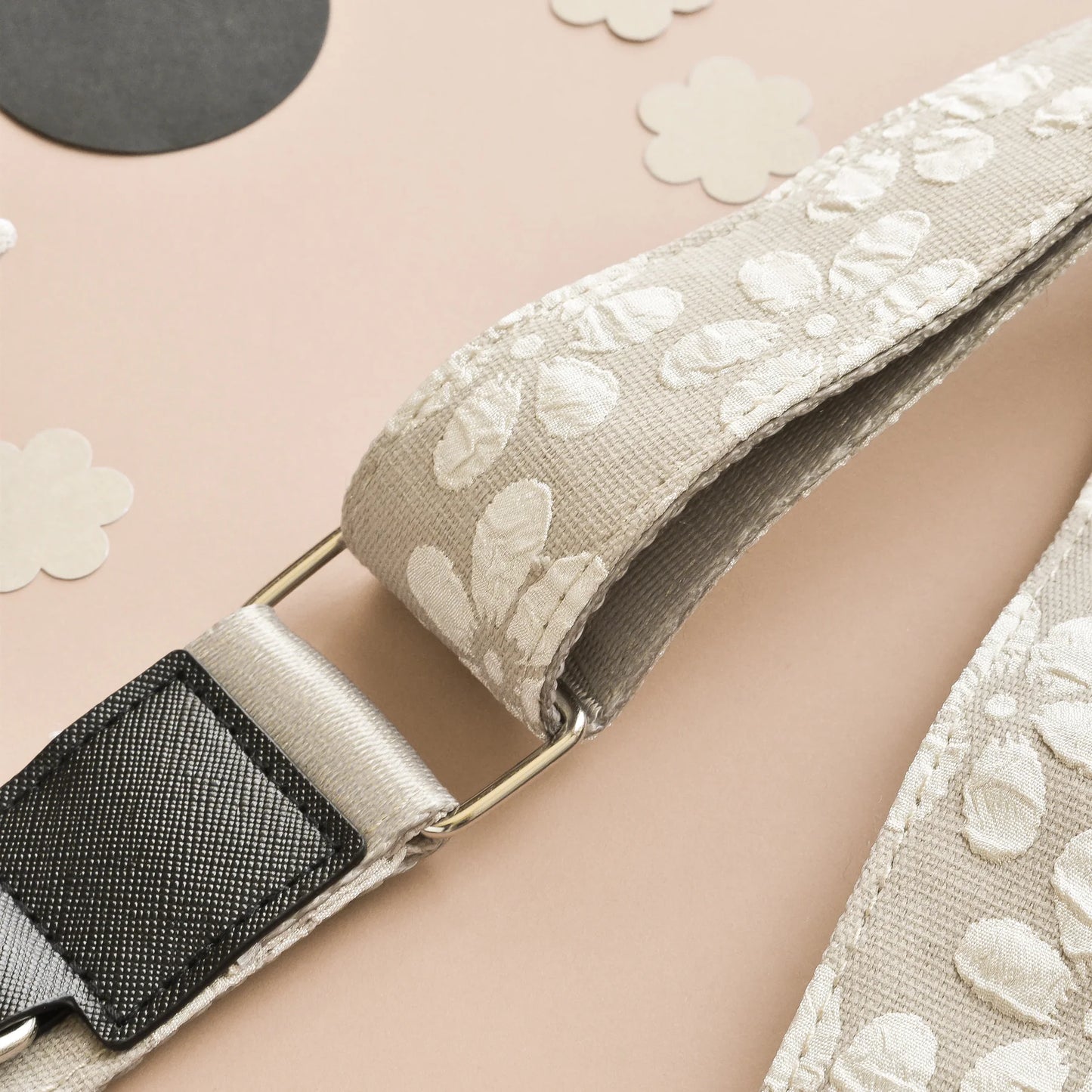 Cocopup London LUXE Dog Walking Bag Strap Mocha Flower
