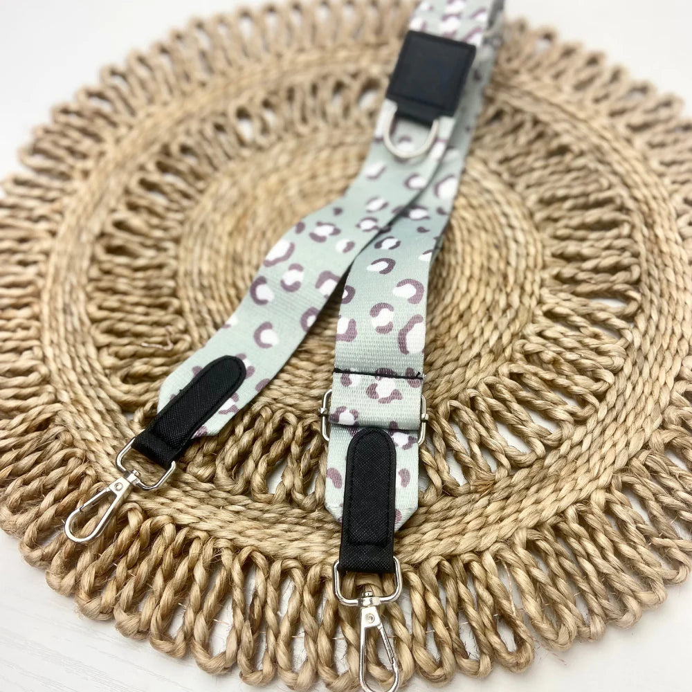 Cocopup London Dog Walking Bag Strap Sage Leopard