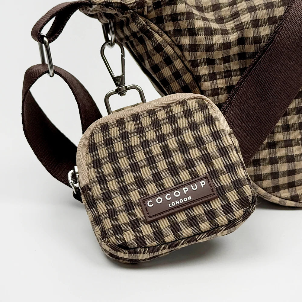 Cocopup London Dog Treat Pouch Cotswolds Check