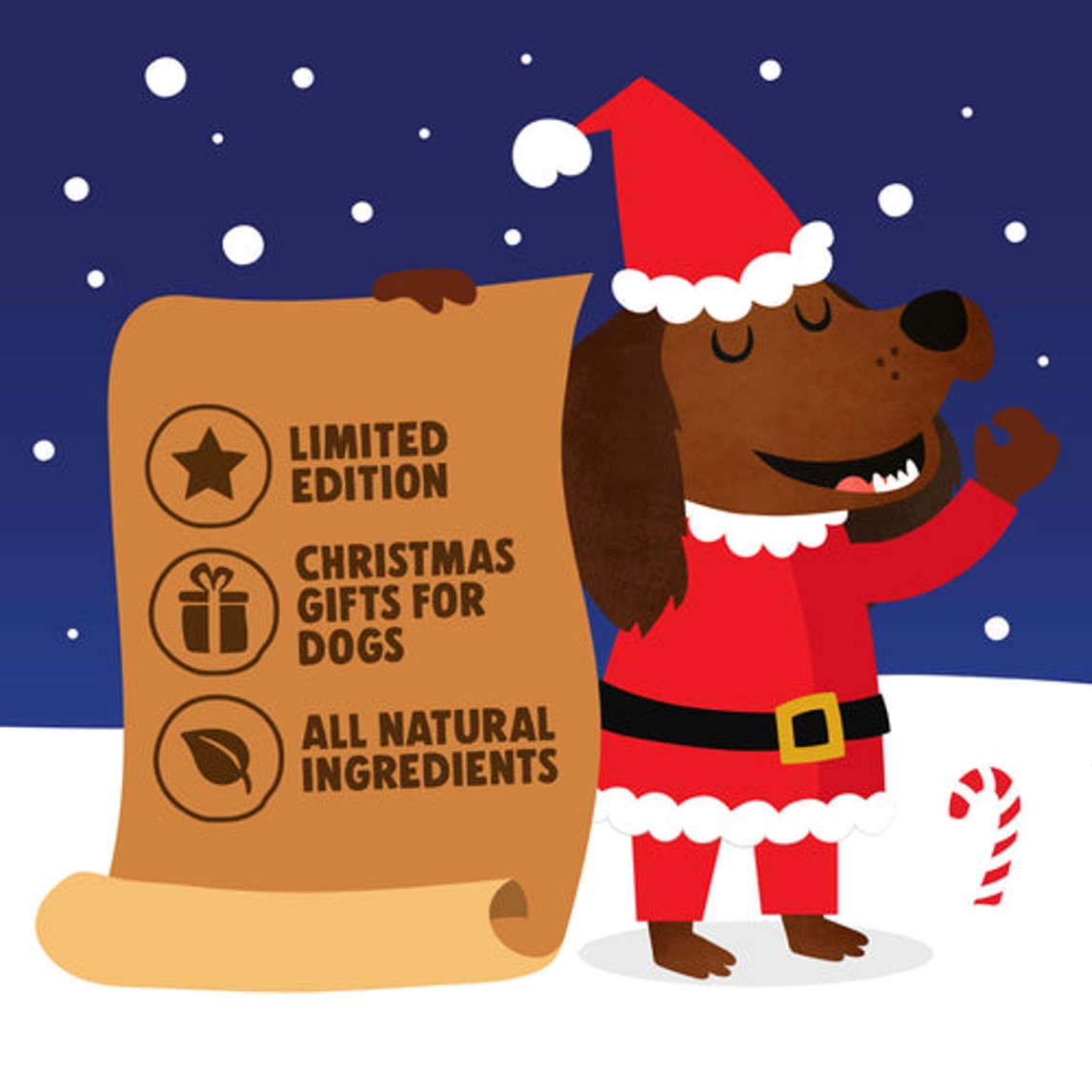 Denzel's Christmas Gingerbread Chews 75g