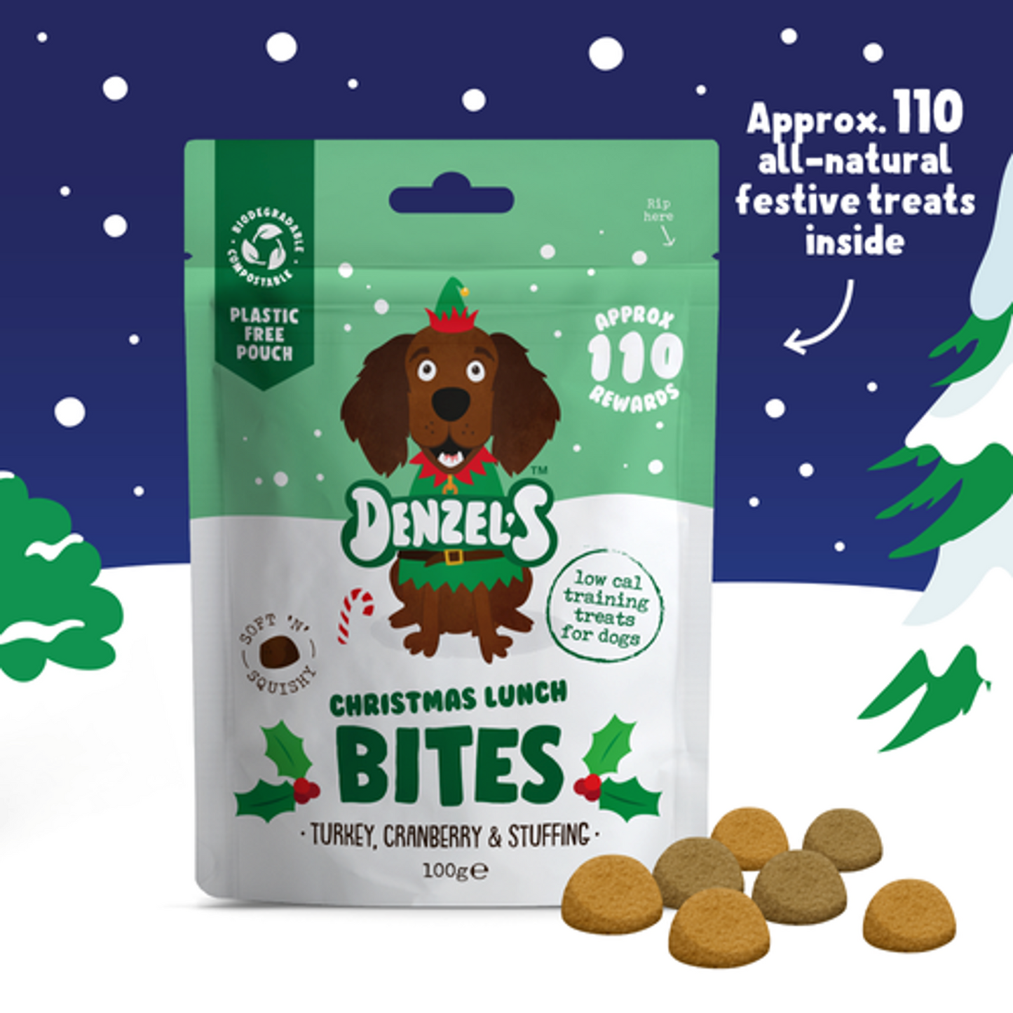 Denzel's Christmas Lunch Bites 100g