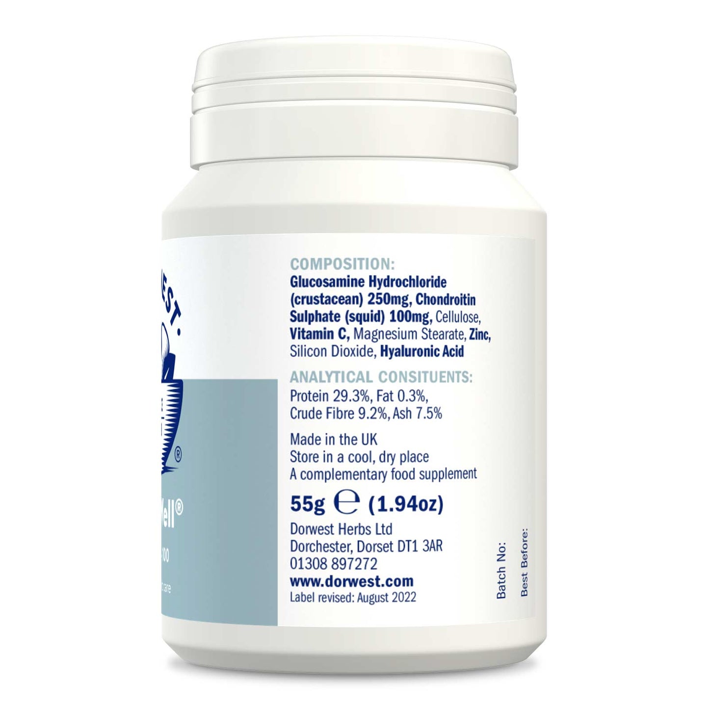 Dorwest Jointwell Tablets For Dogs And Cats