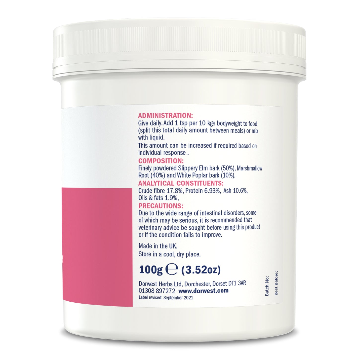 Dorwest Tree Barks Digestive Powder For Dogs And Cats