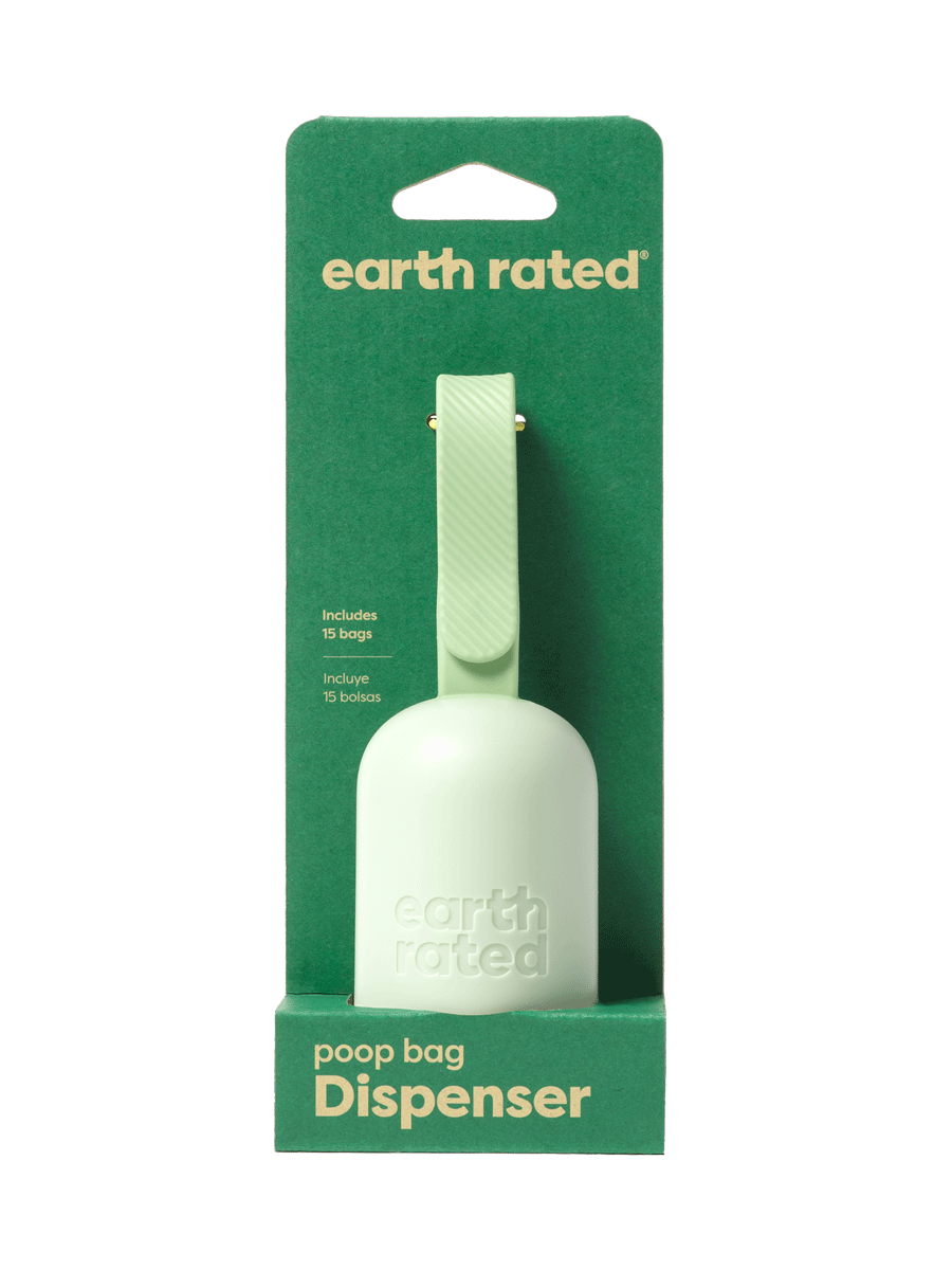 Earth Rated Poop Bag Dispenser +15 Poop Bags