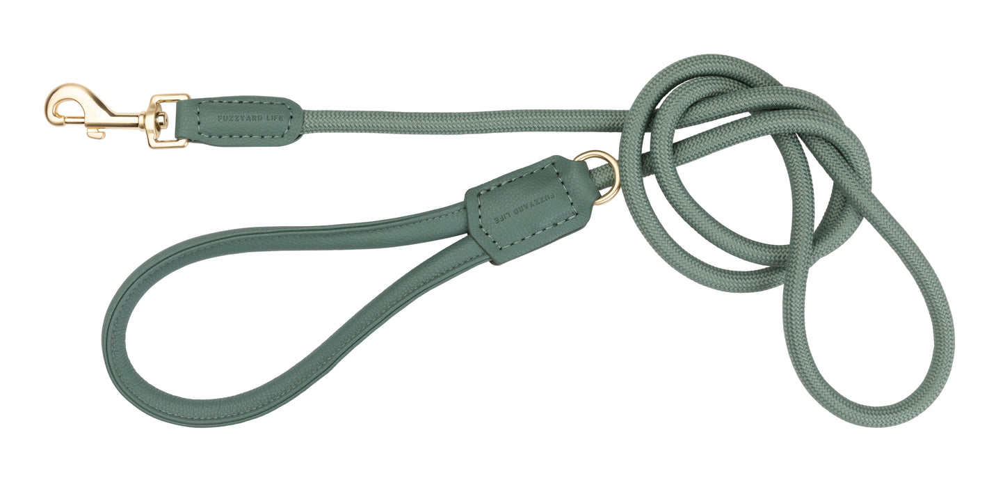 Fuzzyard Life Atelier Dog Rope Lead Myrtle Green