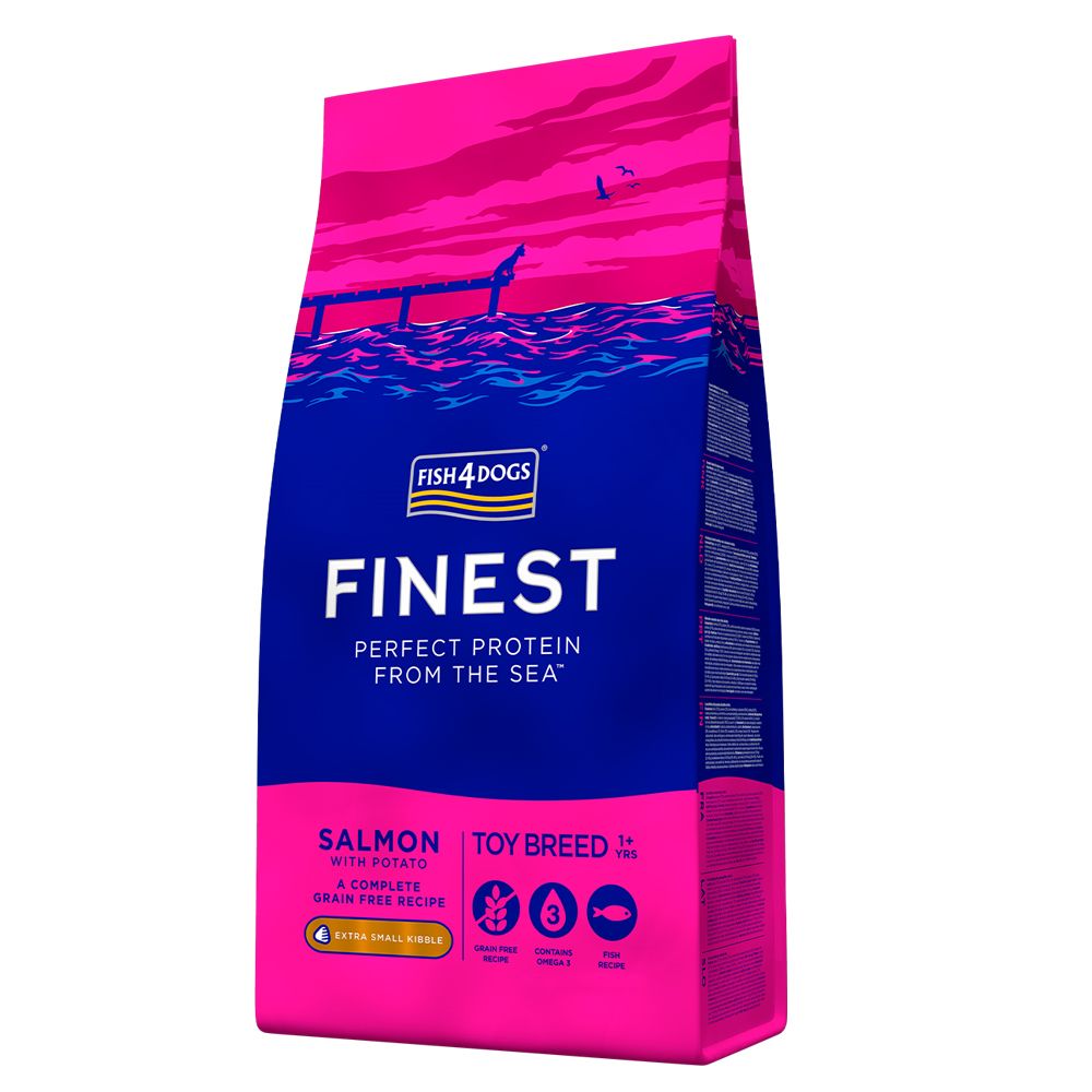 Fish4Dogs Finest Adult Toy Breed Salmon Dry Dog Food