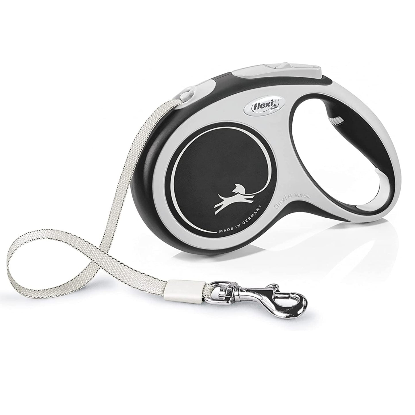 Flexi Comfort Tape Retractable Lead Black