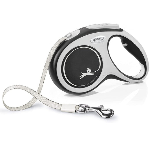 Flexi Comfort Tape Retractable Lead Black
