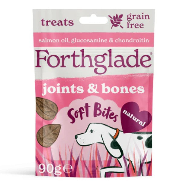 Forthglade Soft Bites Joints & Bones Salmon Oil Dog Treats 90g