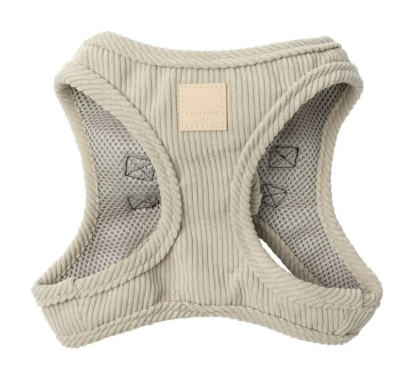 Fuzzyard Life Corduroy Step In Dog Harness Sandstone