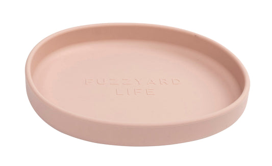 Fuzzyard Life Soft Blush Silicone Cat Dish