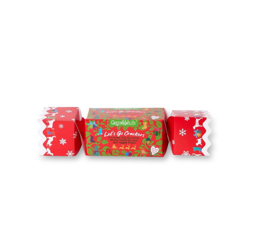 Green & Wild's Christmas Treat Cracker for Dogs 100g