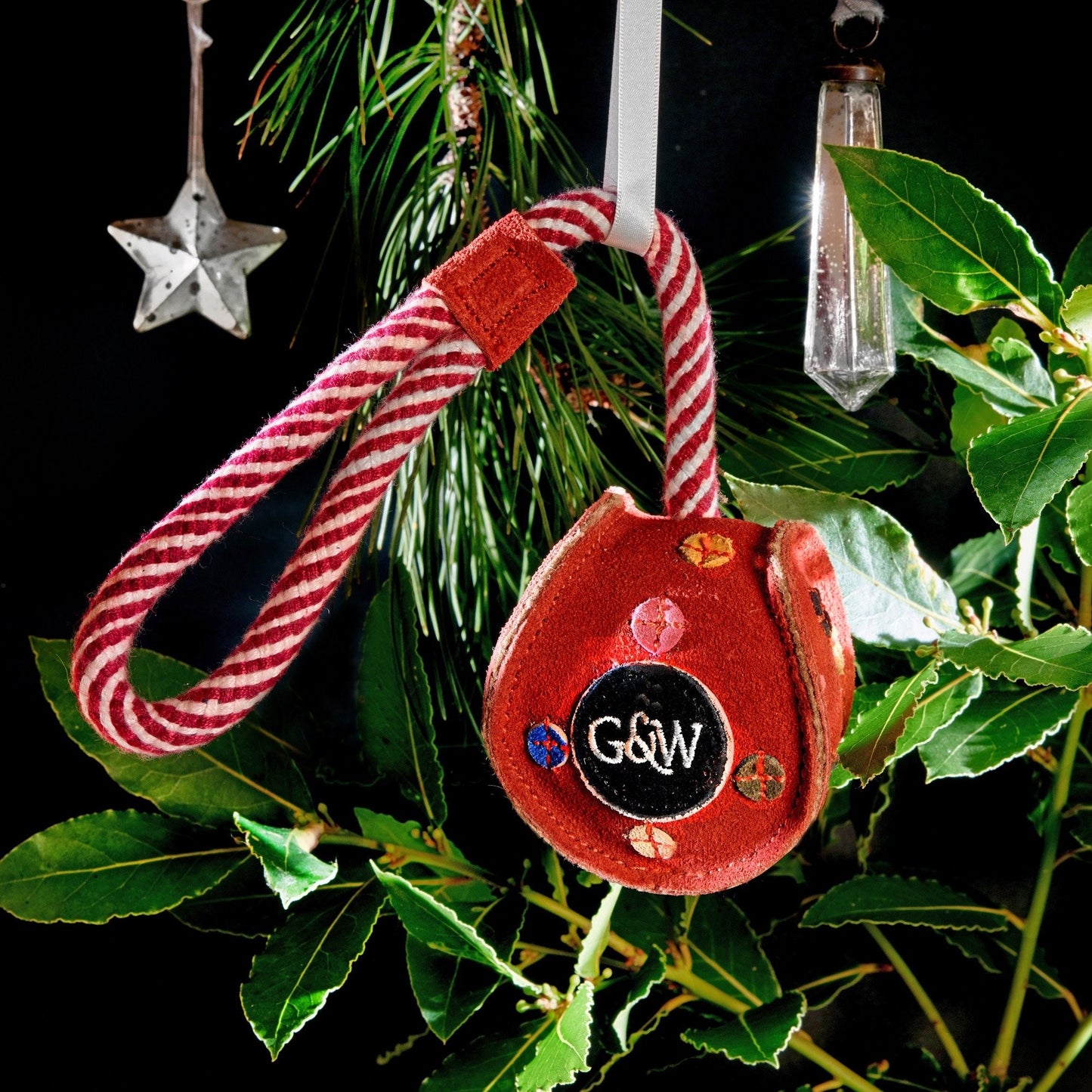 Green & Wild's Christmas Monsieur Bauble Eco Dog Toy