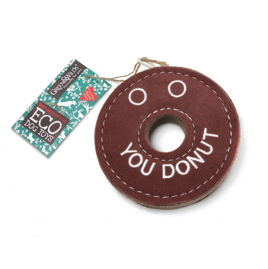 Green & Wild's Derrick the Donut Eco Dog Toy