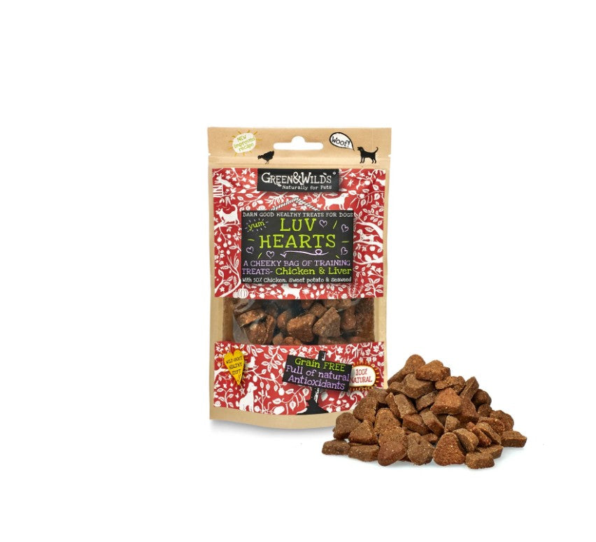 Green & Wild's Luv Hearts 100g