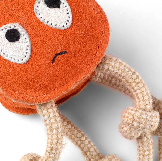 Green & Wild's Sid the Squid Eco Dog Toy