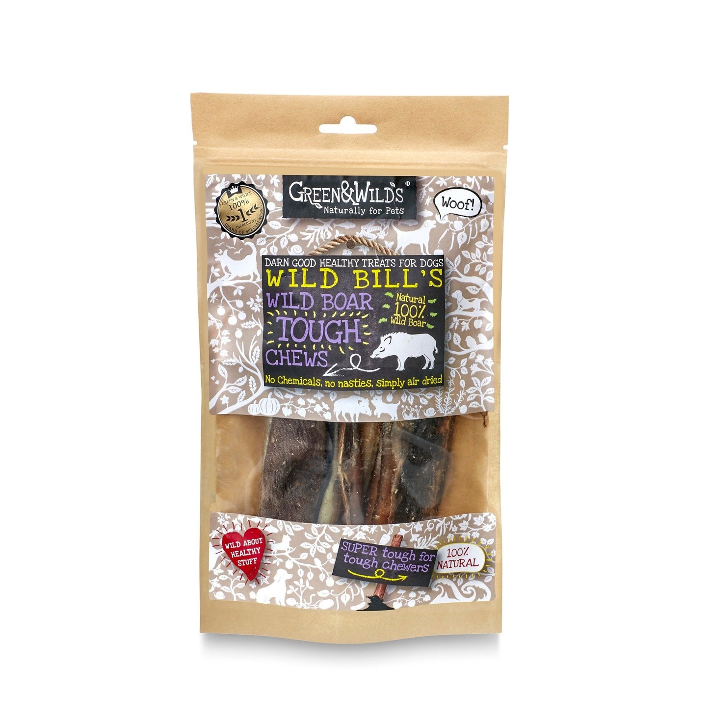 Green & Wild's Wild Boar Tough Chew 160g