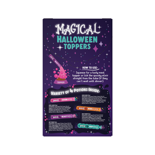 Denzel's Halloween Toppers for Dogs 4 x 15g Pack