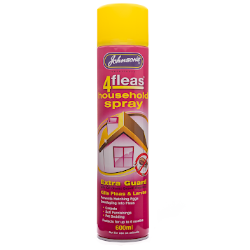 Johnson's 4-Fleas Extra Guard House Flea Spray 600ml