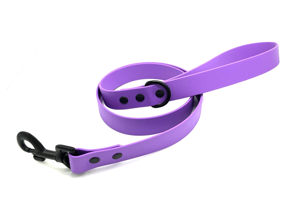 Ditsy Pet Lavender Biothane Lead Small/Medium