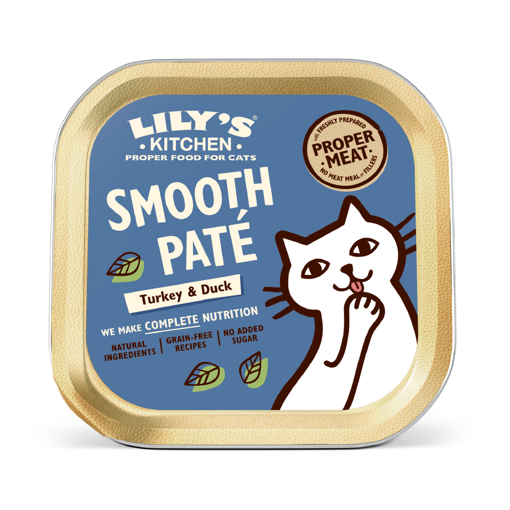 Lily's Kitchen Turkey & Duck Pate for Cats 85g