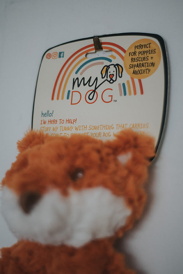 My Dog Fox Separation and Anxiety Crinkle Toy