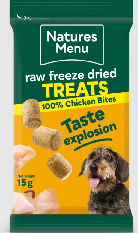 Natures Menu Freeze Dried Chicken Meat Bites 15g