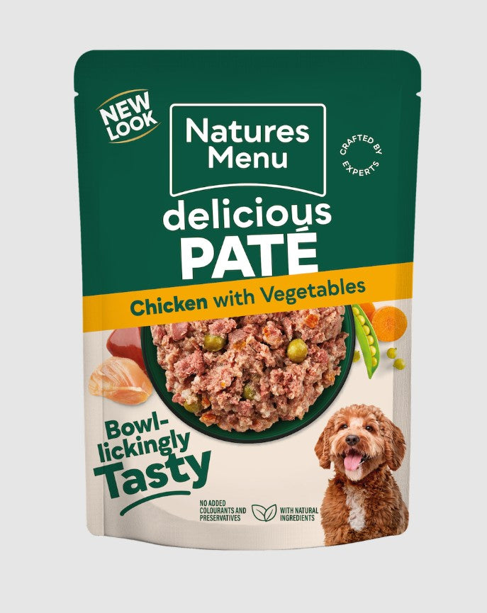 Natures Menu Adult Chicken with Vegetables Wet Dog Food Pouch 300g