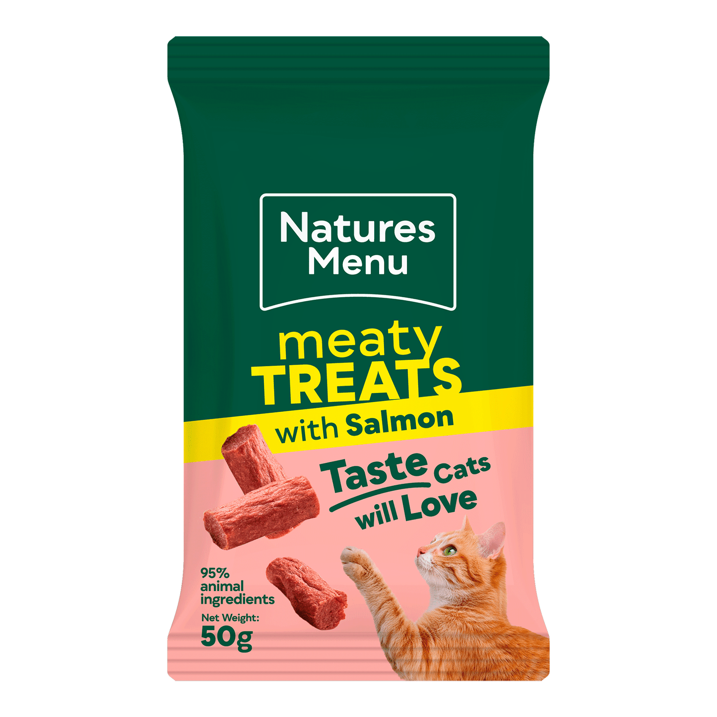 Natures Menu Meaty Salmon Cat Treats 50g