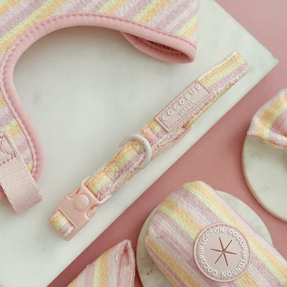 Cocopup London Pastel Stripes Dog Collar