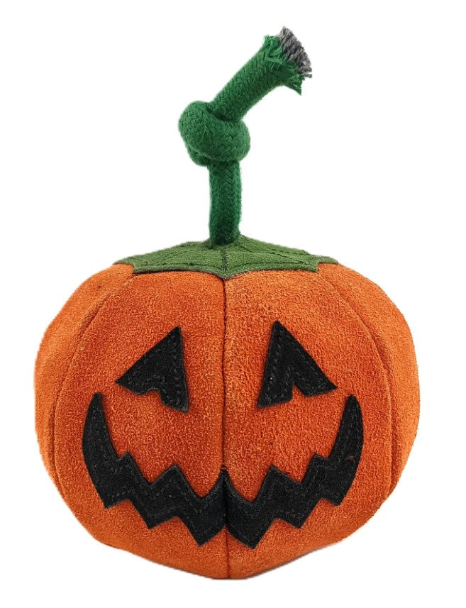 Green & Wild's Patch the Pumpkin Eco Halloween Dog Toy