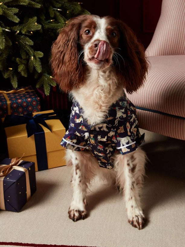 Joules Christmas Festive Dog Pyjamas
