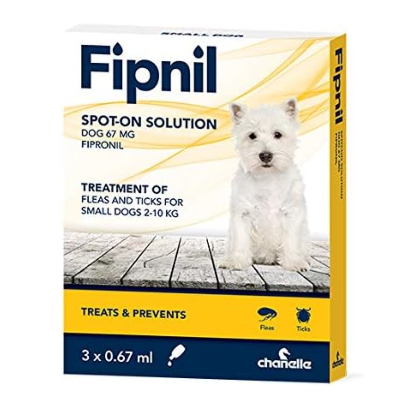 Fipnil Plus Spot on Flea Treatment Small Dog 67mg (2 -10KG)