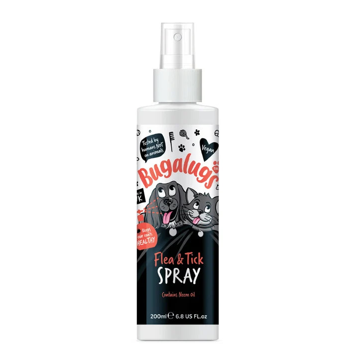 Bugalugs Dog and Cat Flea and Tick Spray 200ml