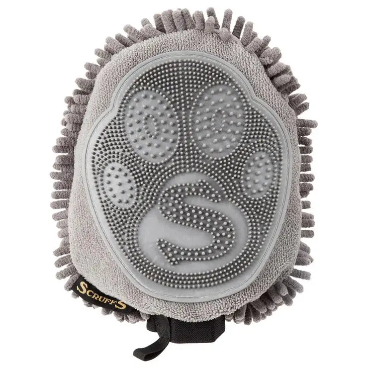 Scruffs Noodle Grooming Mitt Grey