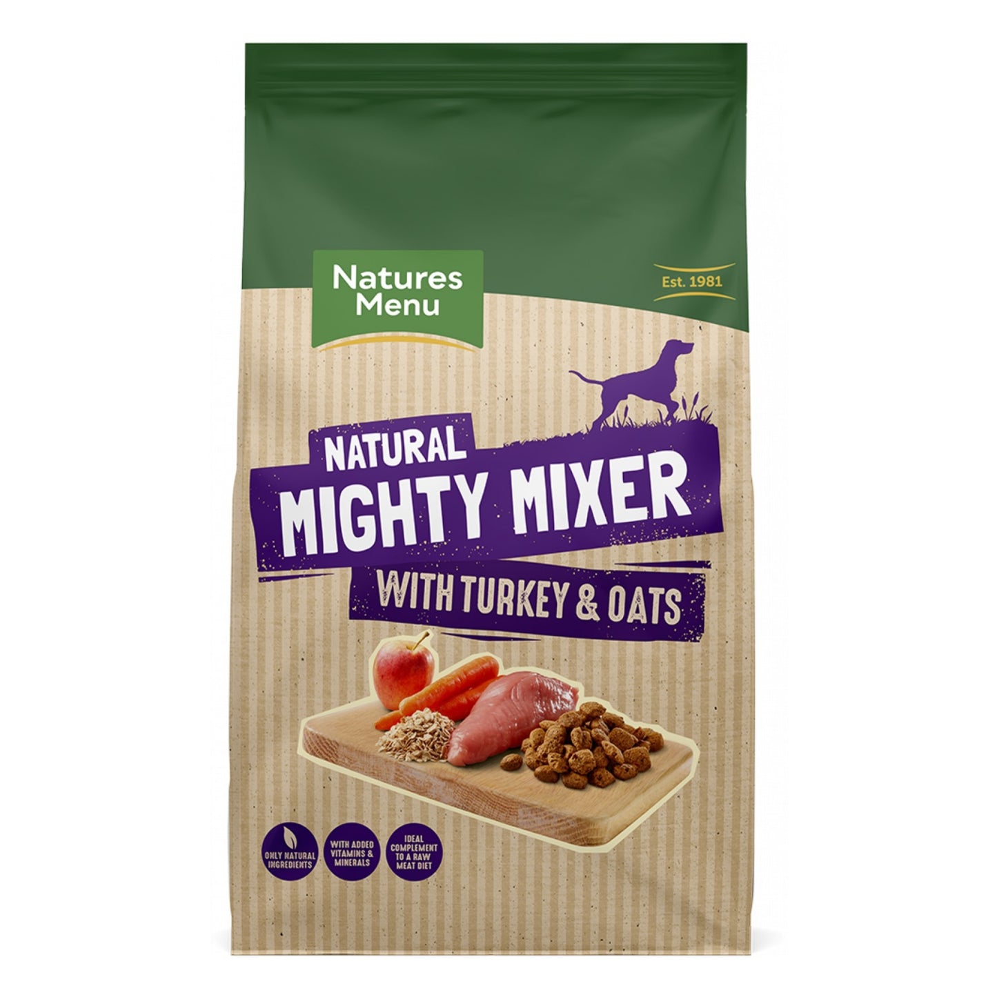 Natures Menu Mighty Mixer with Turkey & Oats 2kg