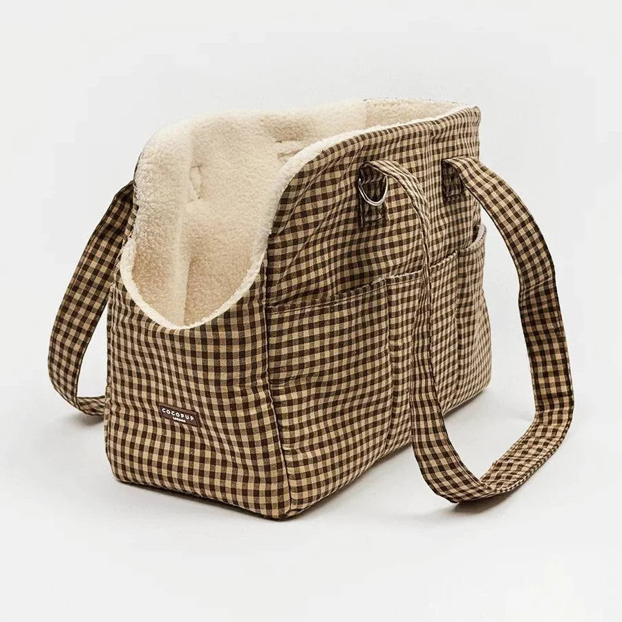 Cocopup London Dog Carrier - Cotswold Check