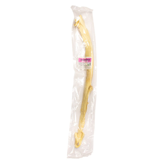 Beef skin slice dog chew in packaging