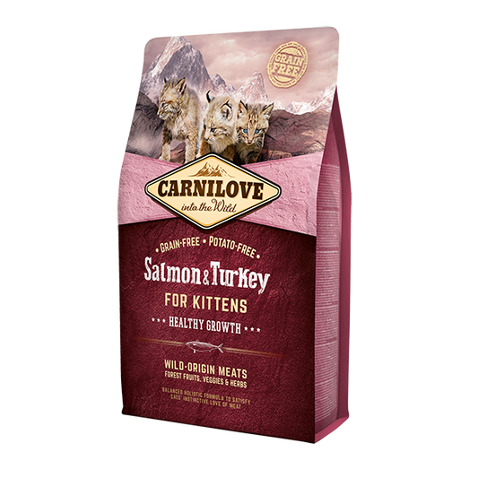Carnilove Cat Salmon & Turkey Kitten Dry Food