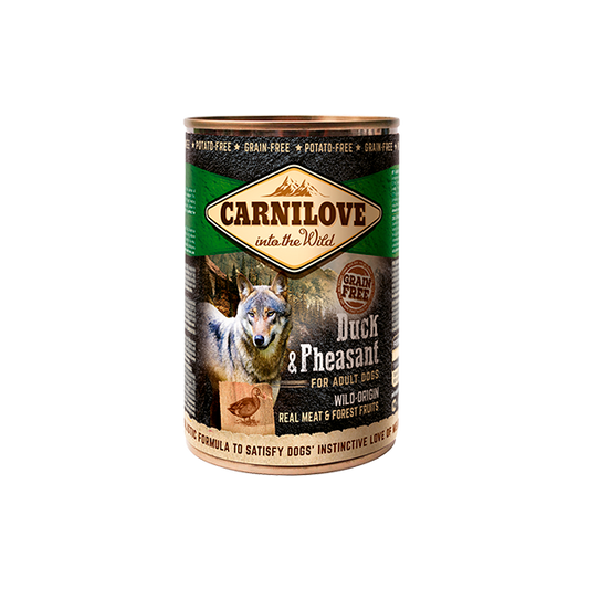 Carnilove Duck & Pheasant Wet Dog Food Can 400g