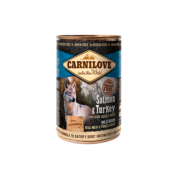 Carnilove Salmon & Turkey Wet Dog Food Can 400g